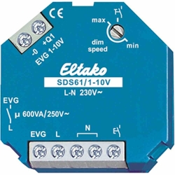 Eltako Tastdimmer, Drucktaster, 400W, universal, Einbauinstallation, Lichtwertspeicher Image