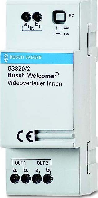 Busch-Jaeger Videoverteiler Innen REG 83320/2 2CKA008300A0041 Image