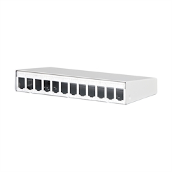 METZ CONNECT Aufputzgehäuse für 12 E-DAT Module Image