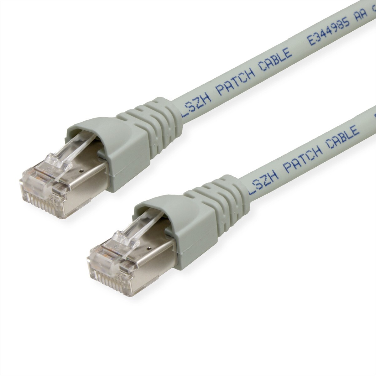 TELEGÄRTNER Patchkabel S/FTP, Cat.6A, LSOH, grau, 20 m