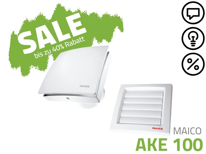 AKE 100 Kleinraumventilator 0084.0220 - Maico Ventilatoren - LB10289 Image