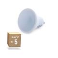 Greenice - Pacchetto 5 Lampadine led GU10 6W 468Lm 3000ºK 40.000H [HO-GU10-SMD-6W-IC-WW-PK5-AP]