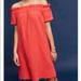 Anthropologie Dresses | Anthropologie Amadi Praslin Off-The-Shoulder Dress | Color: Red | Size: Xs