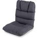 Latitude Run® Waytrim Adjustable Floor Chair 5-Position Folding Padded Outdoor Seat/Back Cushion Cotton in Black | Wayfair