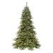 The Holiday Aisle® New Royal Majestic 7.5' Green Fir Artificial Christmas Tree w/ 800 Clear & Lights in White | 90 H x 60 W in | Wayfair