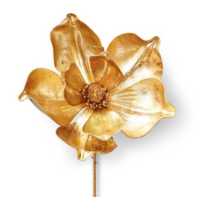 Metallic Gold Magnolia 23 Stems, Set of 6 - Frontgate