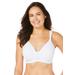 Plus Size Women's Brigitte Full Coverage Seamless Wireless Bra 5042 by Leading Lady in White (Size 44 B)