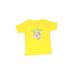 Carter's Short Sleeve T-Shirt: Yellow Solid Tops - Size 12 Month