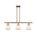 Innovations Lighting Bruno Marashlian Large Cone 36 Inch 3 Light Linear Suspension Light - 916-3I-BB-G41-LED