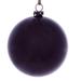 Vickerman 621950 - 3" Plum Wood Grain Ball Christmas Christmas Tree Ornament (6 Pack) (MC196926)