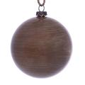 Vickerman 621998 - 3" Pewter Wood Grain Ball Christmas Christmas Tree Ornament (6 Pack) (MC196987)
