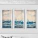 Orren Ellis 'Come Boldly, Hebrews 4:16' by Mark Lawrence - 3 Piece Picture Frame Painting Print Set on Acrylic in Blue/White | Wayfair