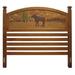 Harriet Bee Mulligan Twin Sleigh Headboard Wood in Brown | 56 H x 41 W x 3 D in | Wayfair 9E5DFFFC20EA4B3482147C03044C155D