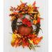 Primrue 24" Foam Wreath in Brown/Orange/Yellow | 24 H x 24 W x 5 D in | Wayfair 21955A9FF1914A59ABDA4E9D112B2A1B