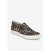 Wide Width Women's Marianne Sneakers by Naturalizer in Brown Cheetah (Size 10 W)