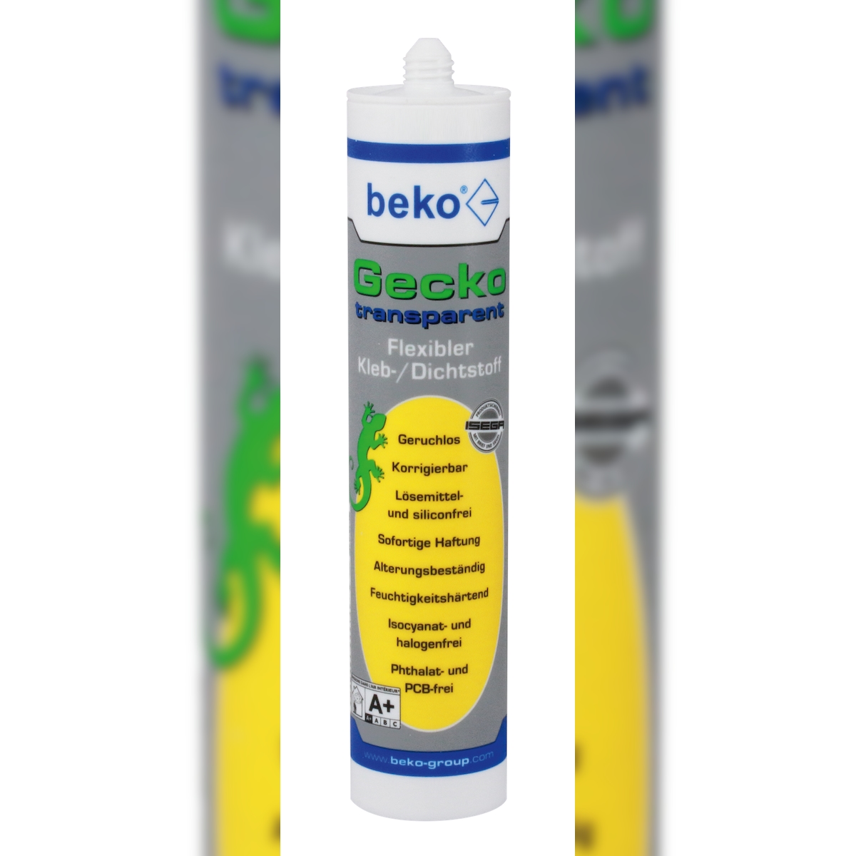 Gecko transparent Flexibler Klebstoff 290ml beko Image