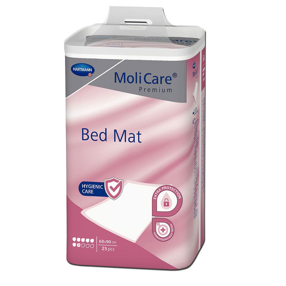Molicare Premium Bed Mat 7 Tropfen 60x90 cm 25 St Unterlagen Image