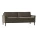 Ebern Designs Soroya 77.75" Flared Arm Sofa w/ Reversible Cushions Polyester/Other Performance Fabrics in Gray/Brown | Wayfair