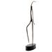 Orren Ellis Kuriko Walking I Figurine Metal in Black | 15.5 H x 7.75 W x 2.6 D in | Wayfair 25628
