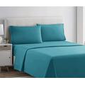 Clara Clark Full Sheets Set, Deep Pocket Bed Sheets for Full Size Bed - 4 Piece Full Size Sheets, Extra Soft Bedding Sheets & Pillowcases, Teal Sheets Full