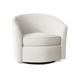 Bernhardt Aventura Swivel Patio Chair w/ Cushions in Gray | 31.5 H x 35 W x 32.5 D in | Wayfair O1745S_6016-000