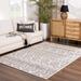 Warroad 2'7" x 12' Traditional Charcoal/Light Beige/Peach Runner - Hauteloom