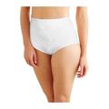 Plus Size Women's Tummy Panel Brief Firm Control 2-Pack DFX710 by Bali in White Jacquard (Size 3X)