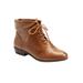 Wide Width Women's The Darcy Bootie by Comfortview in Cognac (Size 9 W)