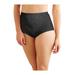 Plus Size Women's Tummy Panel Brief Firm Control 2-Pack DFX710 by Bali in Black Jacquard (Size XL)