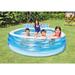 Intex Swim Center Round Inflatable Above Ground Family Lounge Outdoor Pool Resin in Blue, Size 30.0 H x 88.0 W in | Wayfair 57190EP