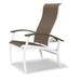 Red Barrel Studio® Hinch Patio Dining Chair Sling in White | 39 H x 28.5 W x 30 D in | Wayfair 5E286875A8794160BD58C18447ABA73E