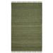 White 24 x 0.5 in Indoor Area Rug - Breakwater Bay Fitzwater Striped Handwoven Jute Green Area Rug Jute & Sisal | 24 W x 0.5 D in | Wayfair