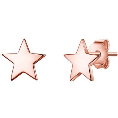 Glanzstücke München - Ohrstecker Stern Sterling Silber in Gelbgold Ohrringe 1 ct Damen (39.99 € / 1 ct) Image