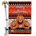 Breeze Decor Halloween Trio 2-Sided Polyester 40 x 28 in. Flag Set in Black/Red | 40 H x 28 W x 4 D in | Wayfair BD-HO-HS-112062-IP-BO-02-D-US16-AM