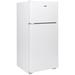 Hotpoint 28" 15.6 cu. ft. Top Freezer Refrigerator in Black/White | 61.75 H x 28 W x 30.5 D in | Wayfair HPE16BTNLWW