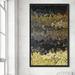 Everly Quinn 'Light Has Dawned, Matthew 4:16' by Mark Lawrence Painting Print Canvas in Black/Yellow | 63.5 H x 39.5 W x 2 D in | Wayfair