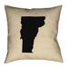 Ivy Bronx Sherilyn Vermont Floor Pillow Polyester/Polyfill blend in White/Black | 36 H x 36 W x 14 D in | Wayfair IVBX6401 45137807