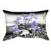 Bloomsbury Market Clair Fuji & Cherry Blossoms Linen Pillow Cover Linen in Indigo | 14 H x 20 W x 3 D in | Wayfair BBMT5534 40989744