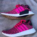 Adidas Shoes | Adidas Boost Nmd R2 Pk Primeknit Japan Shock Pink | Color: Black/Pink | Size: 9.5