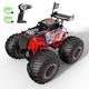 tech rc Monster Truck, 1:14 Scale Big Remote Control RC Car for Kids 2 Batteries 50 min Playtime 2.4Ghz All-Terrain Off-Road RC Truck Model Gift Toys for Boys