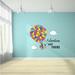 Design W/ Vinyl Adventure Balloon up Movie Cartoon Quotes Wall Decal Metal in Black | 35 H x 40 W in | Wayfair Maria_Up Movie6d