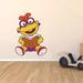 Design W/ Vinyl Cute Baby Frog Adorable Cartoon Wall Decal Vinyl in Orange/Yellow | 30 H x 15 W in | Wayfair 1 Timmy 723c