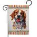 Breeze Decor Bulldog Happiness - Impressions Decorative 2-Sided Polyester 19 x 13 in. House Flag in Gray | 18.5 H x 13 W in | Wayfair