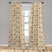 East Urban Home Semi-Sheer Rod Pocket Curtain Panels Polyester | 84 H in | Wayfair FE56A06A12E34F459BB1362A886B1218