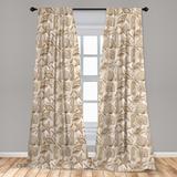 East Urban Home Semi-Sheer Rod Pocket Curtain Panels Polyester | 84 H in | Wayfair 0F35AF705EF446DB8B0FD465057DFA8B