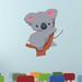 Zoomie Kids Cute Baby Koala Adorable Cartoon Wall Decal Vinyl in Gray | 30 H x 15 W in | Wayfair 095B80CF9D4741659EABF71C7A314BC1