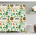 The Holiday Aisle® St. Patrick'S Day Irish Party Pattern Beer Leprechaun Flag Hearts Rainbow Gold & Shamrock Single Shower Curtain | Wayfair