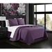 Latitude Run® Bahadir Quilt Set Polyester/Polyfill/Microfiber in Indigo | King Quilt + 6 Additional Pieces | Wayfair