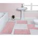 Willa Arlo™ Interiors Bell Flower Collection 100% Cotton Bath Rug w/ Spray Latex Backing 100% Cotton in Pink | 0.35 H x 21 W in | Wayfair