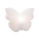 8 seasons design| Leuchtender Deko Schmetterling Shining Butterfly (E27, 40cm groß, innen & außen, UV- & wetterfest, Garten, Balkon, Terrasse, Haus) weiß
